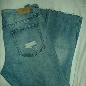 MNML Blue Distressed Denim Jeans